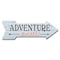 Signmission Adventure Awaits Arrow Decal Funny Home Decor 30in Wide D-A-10-999994 - alternate 1